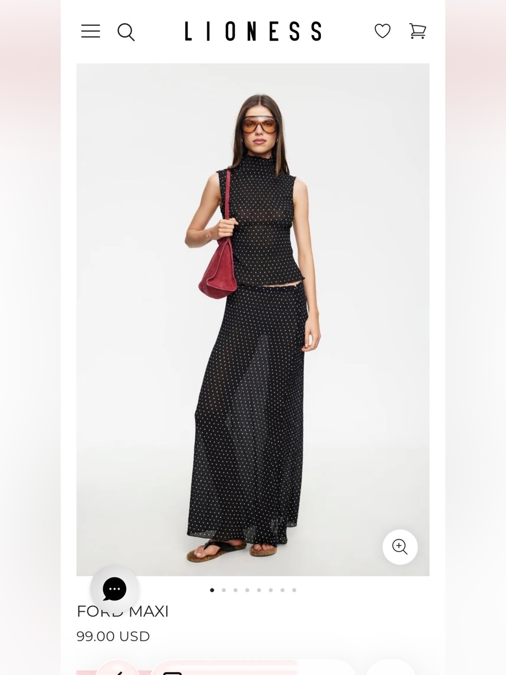 Lioness Ford Maxi Skirt and Top